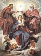 VELAZQUEZ, Diego Rodriguez de Silva y Virgin Mary wearing the coronet France oil painting artist